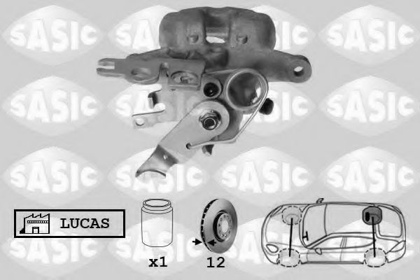 SASIC 6506133 Тормозной суппорт для VOLKSWAGEN CADDY II (Фольксваген Кадди 2) SASIC 6506133 Тормозной суппорт для VOLKSWAGEN CADDY II (Фольксваген Кадди 2)