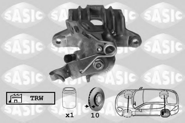 SASIC 6506138 Тормозной суппорт для VOLKSWAGEN JETTA IV (Фольксваген Джетта 4) SASIC 6506138 Тормозной суппорт для VOLKSWAGEN JETTA IV (Фольксваген Джетта 4)