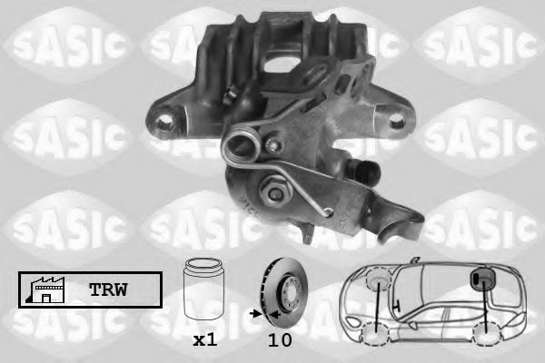 SASIC 6506139 Тормозной суппорт для VOLKSWAGEN JETTA IV (Фольксваген Джетта 4) SASIC 6506139 Тормозной суппорт для VOLKSWAGEN JETTA IV (Фольксваген Джетта 4)