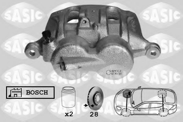 SASIC 6506163 Тормозной суппорт для MERCEDES-BENZ VITO / MIXTO (Мэрcэдэс-бэнз Вито / миxто) SASIC 6506163 Тормозной суппорт для MERCEDES-BENZ VITO / MIXTO (Мэрcэдэс-бэнз Вито / миxто)