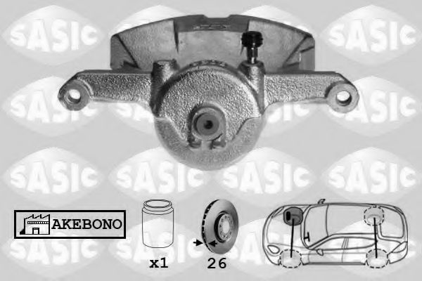 SASIC 6506181 Тормозной суппорт для NISSAN QASHQAI 2 (Ниссан Кашкай 2) SASIC 6506181 Тормозной суппорт для NISSAN QASHQAI 2 (Ниссан Кашкай 2)