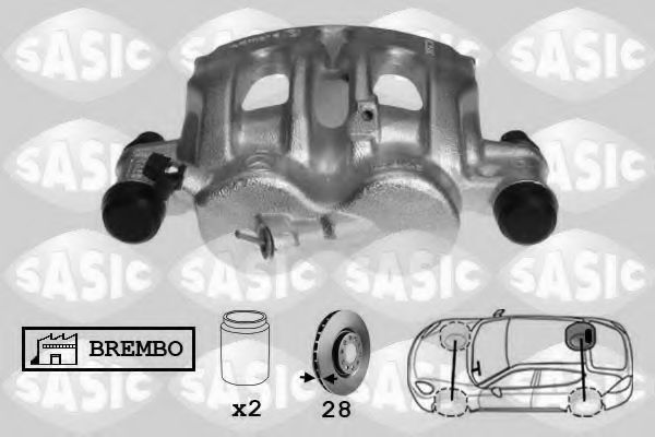 SASIC 6506185 Тормозной суппорт для MERCEDES-BENZ VITO / MIXTO (Мэрcэдэс-бэнз Вито / миxто) SASIC 6506185 Тормозной суппорт для MERCEDES-BENZ VITO / MIXTO (Мэрcэдэс-бэнз Вито / миxто)