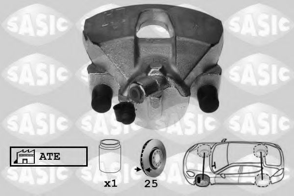 SASIC 6506188 Тормозной суппорт для FORD (Форд) SASIC 6506188 Тормозной суппорт для FORD (Форд)