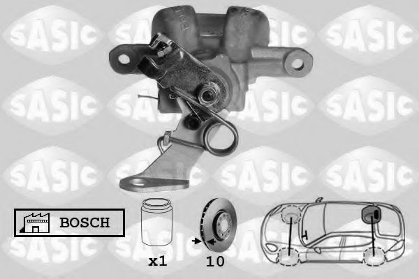 SASIC 6506191 Тормозной суппорт для FIAT GRANDE PUNTO (Фиат Гранде пунто) SASIC 6506191 Тормозной суппорт для FIAT GRANDE PUNTO (Фиат Гранде пунто)
