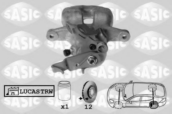 SASIC 6506192 Тормозной суппорт для VOLKSWAGEN JETTA IV (Фольксваген Джетта 4) SASIC 6506192 Тормозной суппорт для VOLKSWAGEN JETTA IV (Фольксваген Джетта 4)