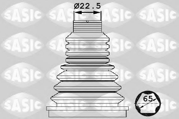 SASIC 1904047 Комплект пылника, приводной вал для FORD KUGA I (Форд Куга 1) SASIC 1904047 Комплект пылника, приводной вал для FORD KUGA I (Форд Куга 1)