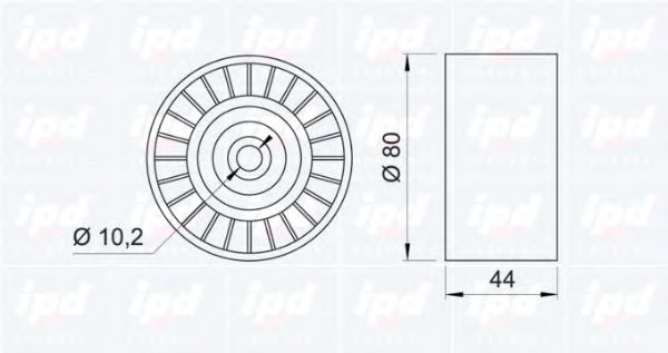 IPD 15-3063 Паразитный ведущий ролик, поликлиновой ремень для MERCEDES-BENZ ECONIC (Мэрcэдэс-бэнз Эcониc) IPD 15-3063 Паразитный ведущий ролик, поликлиновой ремень для MERCEDES-BENZ ECONIC (Мэрcэдэс-бэнз Эcониc)