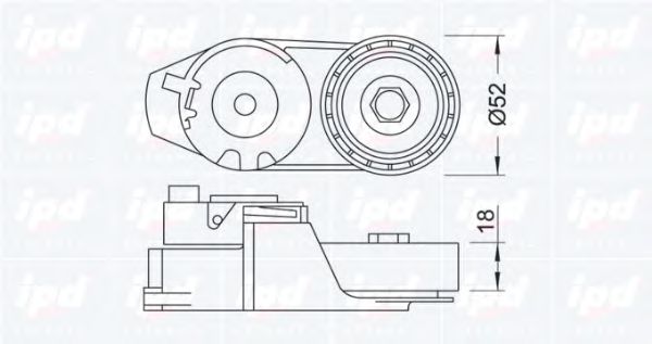IPD 15-3269 Натяжитель ремня, клиновой зубча для JAGUAR X-TYPE (Ягуар X-тъпэ) IPD 15-3269 Натяжитель ремня, клиновой зубча для JAGUAR X-TYPE (Ягуар X-тъпэ)
