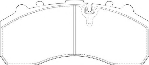 ABEX G6843DFE Тормозные колодки для SCANIA P,G,R,T (Сканиа П,г,р,т) ABEX G6843DFE Тормозные колодки для SCANIA P,G,R,T (Сканиа П,г,р,т)