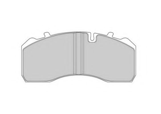 ABEX G6941FE Тормозные колодки для MAN M 2000 M (Ман М 2000 м) ABEX G6941FE Тормозные колодки для MAN M 2000 M (Ман М 2000 м)