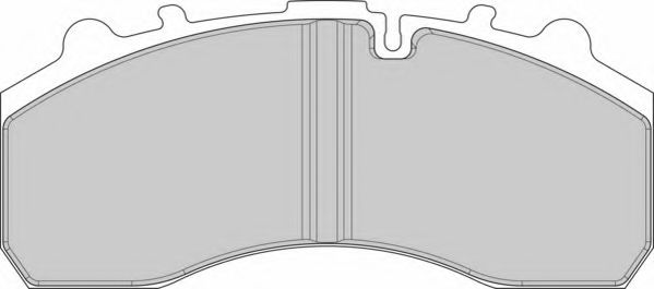 ABEX G6959HD Тормозные колодки для DAF CF 75 (Даф Cф 75)