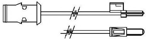 ABEX FAI106 Сигнализатор, износ тормозных колодок 