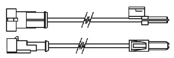 ABEX FAI113 Сигнализатор, износ тормозных колодок 