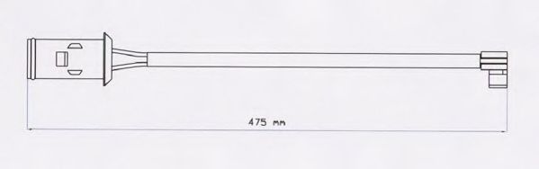 ABEX FAI119 Сигнализатор, износ тормозных колодок 