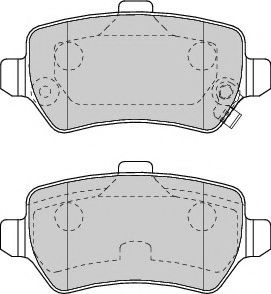 DURON DBP251521 Тормозные колодки для OPEL ASTRA A (Опель Астра а) DURON DBP251521 Тормозные колодки для OPEL ASTRA A (Опель Астра а)