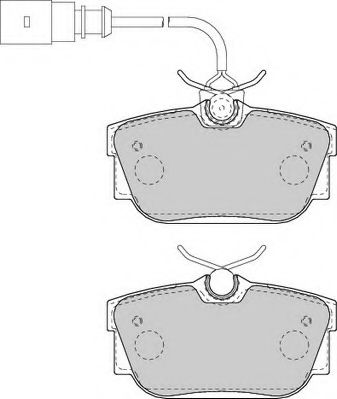 DURON DBP241482 Тормозные колодки для VOLKSWAGEN (Фольксваген) DURON DBP241482 Тормозные колодки для VOLKSWAGEN (Фольксваген)