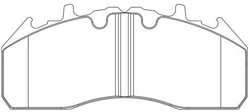DURON DCV1855BFE Тормозные колодки для RENAULT TRUCKS T (Рено трак Т) DURON DCV1855BFE Тормозные колодки для RENAULT TRUCKS T (Рено трак Т)