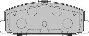 DURON DBP321721 Тормозные колодки для MAZDA 323 F/P VI (Мазда 323 ф/п vи) DURON DBP321721 Тормозные колодки для MAZDA 323 F/P VI (Мазда 323 ф/п vи)