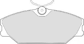 DURON DBP351420 Тормозные колодки для RENAULT SCNIC I (Рено Сценик и) DURON DBP351420 Тормозные колодки для RENAULT SCNIC I (Рено Сценик и)