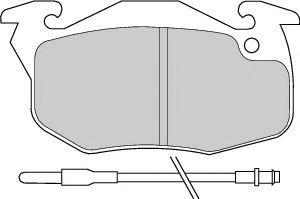 DURON DBP350393 Тормозные колодки для RENAULT ENCORE (Рено Энcорэ) DURON DBP350393 Тормозные колодки для RENAULT ENCORE (Рено Энcорэ)