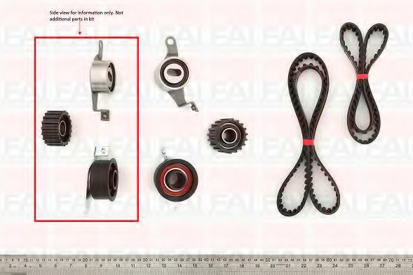 FAI AutoParts TBK31 Комплект ремня ГРМ для FORD FIESTA (Форд Фиэста) FAI AutoParts TBK31 Комплект ремня ГРМ для FORD FIESTA (Форд Фиэста)