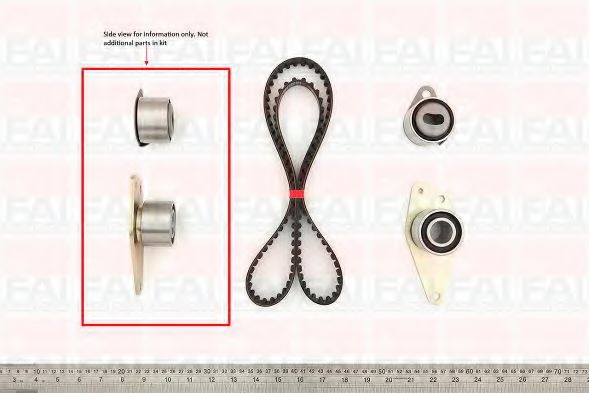 FAI AutoParts TBK43 Комплект ремня ГРМ для VOLVO 340-360 (Вольво 340-360) FAI AutoParts TBK43 Комплект ремня ГРМ для VOLVO 340-360 (Вольво 340-360)