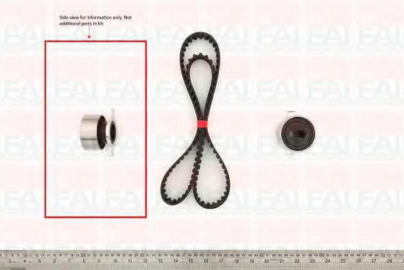 FAI AutoParts TBK73 Комплект ремня ГРМ для HONDA CRX II (Хонда Cрх 2) FAI AutoParts TBK73 Комплект ремня ГРМ для HONDA CRX II (Хонда Cрх 2)