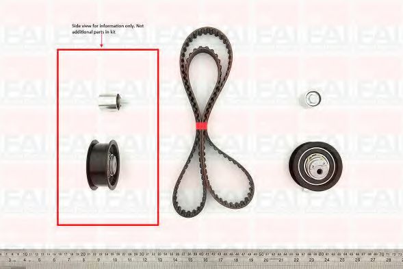 FAI AutoParts TBK99 Комплект ремня ГРМ для AUDI 90 (Ауди 90) FAI AutoParts TBK99 Комплект ремня ГРМ для AUDI 90 (Ауди 90)