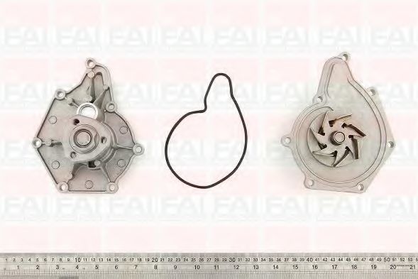 FAI AutoParts WP6451 Водяной насос для VOLKSWAGEN TOUAREG (Фольксваген Туарег)
