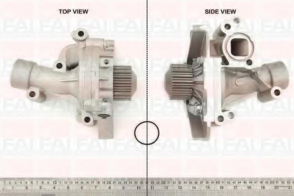 FAI AutoParts WP6477 Водяной насос для PEUGEOT 407 (Пежо 407) FAI AutoParts WP6477 Водяной насос для PEUGEOT 407 (Пежо 407)