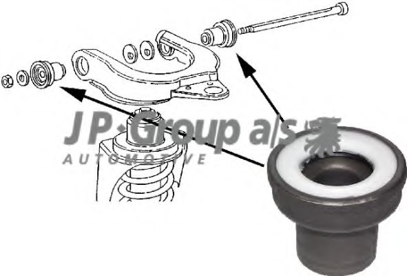JP GROUP 1140201000 Подвеска, рычаг независимой подвески колеса 
