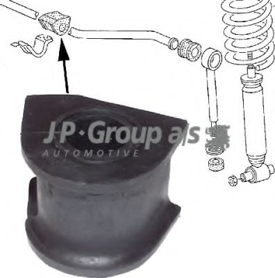 JP GROUP 1140600600 Втулка, стабилизатор для VOLKSWAGEN T3 CARAVELLE (Фольксваген Т3 cараvэллэ) JP GROUP 1140600600 Втулка, стабилизатор для VOLKSWAGEN T3 CARAVELLE (Фольксваген Т3 cараvэллэ)