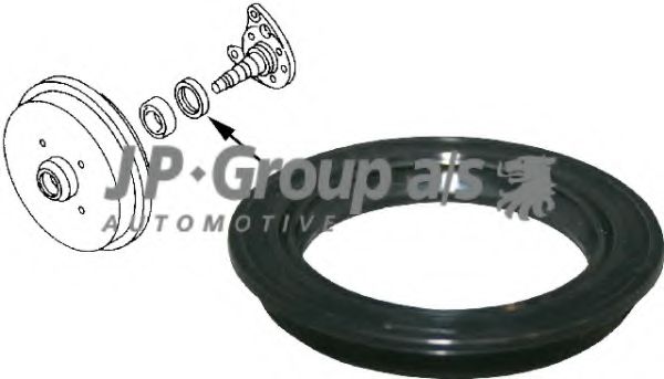 JP GROUP 1151250200 Уплотняющее кольцо вала, подшипник ступицы колеса для AUDI (Ауди) JP GROUP 1151250200 Уплотняющее кольцо вала, подшипник ступицы колеса для AUDI (Ауди)