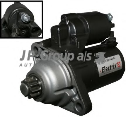 JP GROUP 1190304800 Стартер для VOLKSWAGEN VENTO V (Фольксваген Венто 5) JP GROUP 1190304800 Стартер для VOLKSWAGEN VENTO V (Фольксваген Венто 5)