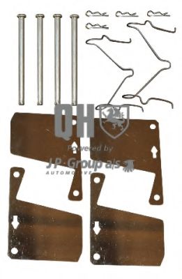 JP GROUP 1563650319 Комплектующие, колодки дискового тормоза для FORD GRANADA (Форд Гранада) JP GROUP 1563650319 Комплектующие, колодки дискового тормоза для FORD GRANADA (Форд Гранада)
