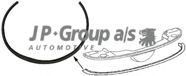 JP GROUP 1619900100 Буфер, кожух двигателя 