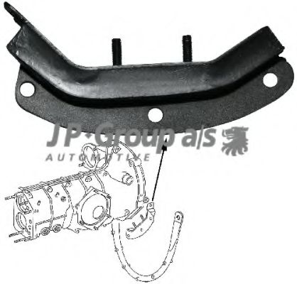 JP GROUP 1632400170 Подвеска, ступенчатая коробка передач для PORSCHE (Порше) JP GROUP 1632400170 Подвеска, ступенчатая коробка передач для PORSCHE (Порше)