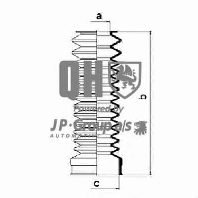 JP GROUP 1144702019 Комплект пылника, рулевое управление для AUDI 90 (Ауди 90) JP GROUP 1144702019 Комплект пылника, рулевое управление для AUDI 90 (Ауди 90)