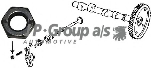 JP GROUP 8111351400 Контргайка, болт регулирования зазора в клапанах M 102. 961 для VOLKSWAGEN KEVER (Фольксваген Кэvэр) JP GROUP 8111351400 Контргайка, болт регулирования зазора в клапанах M 102. 961 для VOLKSWAGEN KEVER (Фольксваген Кэvэр)