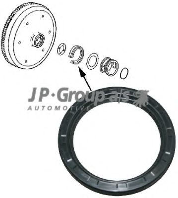 JP GROUP 8119500602 Уплотняющее кольцо, коленчатый вал для VOLKSWAGEN VANAGON III (Фольксваген Vанагон 3) JP GROUP 8119500602 Уплотняющее кольцо, коленчатый вал для VOLKSWAGEN VANAGON III (Фольксваген Vанагон 3)