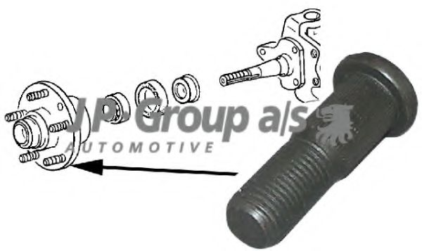 JP GROUP 8160400202 Болт крепления колеса для VOLKSWAGEN T3 CARAVELLE (Фольксваген Т3 cараvэллэ) JP GROUP 8160400202 Болт крепления колеса для VOLKSWAGEN T3 CARAVELLE (Фольксваген Т3 cараvэллэ)