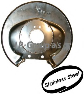 JP GROUP 8164200400 Отражатель, диск тормозного механизма для VOLKSWAGEN (Фольксваген) JP GROUP 8164200400 Отражатель, диск тормозного механизма для VOLKSWAGEN (Фольксваген)