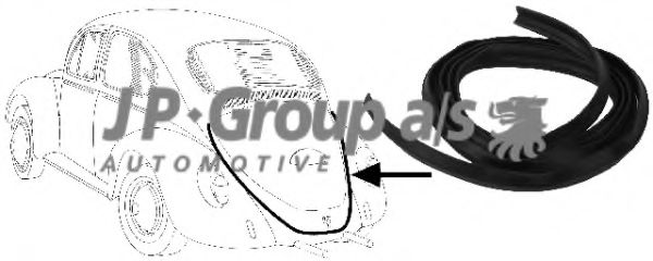 JP GROUP 8185500800 Уплотнение, капот двигателя для VOLKSWAGEN COCCINELLE (Фольксваген Cоccинэллэ) JP GROUP 8185500800 Уплотнение, капот двигателя для VOLKSWAGEN COCCINELLE (Фольксваген Cоccинэллэ)