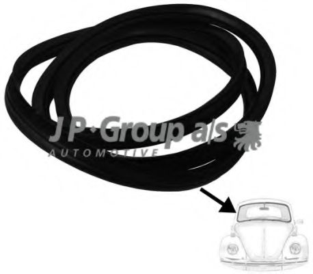 JP GROUP 8185900306 Прокладка, ветровое стекло для VOLKSWAGEN COCCINELLE (Фольксваген Cоccинэллэ) JP GROUP 8185900306 Прокладка, ветровое стекло для VOLKSWAGEN COCCINELLE (Фольксваген Cоccинэллэ)