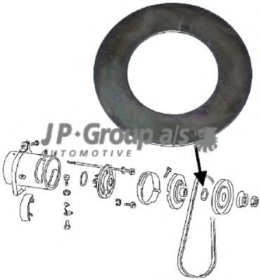 JP GROUP 8190500406 Ременный шкив, генератор для VOLKSWAGEN CAROCHA (Фольксваген Cароча) JP GROUP 8190500406 Ременный шкив, генератор для VOLKSWAGEN CAROCHA (Фольксваген Cароча)