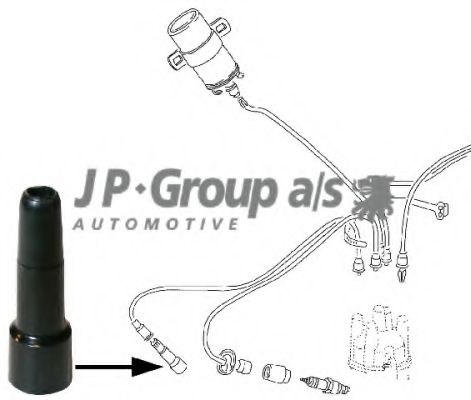 JP GROUP 8191900106 Вилка, свеча зажигания для VOLKSWAGEN COCCINELLE (Фольксваген Cоccинэллэ) JP GROUP 8191900106 Вилка, свеча зажигания для VOLKSWAGEN COCCINELLE (Фольксваген Cоccинэллэ)