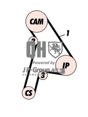 JP GROUP 4112104119 Комплект ремня ГРМ для CITROëN (Cитроëн) JP GROUP 4112104119 Комплект ремня ГРМ для CITROëN (Cитроëн)