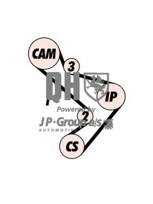JP GROUP 4312104019 Комплект ремня ГРМ для FIAT SUPERBRAVO (Фиат Супербраvо) JP GROUP 4312104019 Комплект ремня ГРМ для FIAT SUPERBRAVO (Фиат Супербраvо)