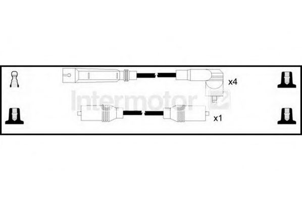 STANDARD 76163 Комплект проводов зажигания для AUDI FOX (Ауди Фоx) STANDARD 76163 Комплект проводов зажигания для AUDI FOX (Ауди Фоx)