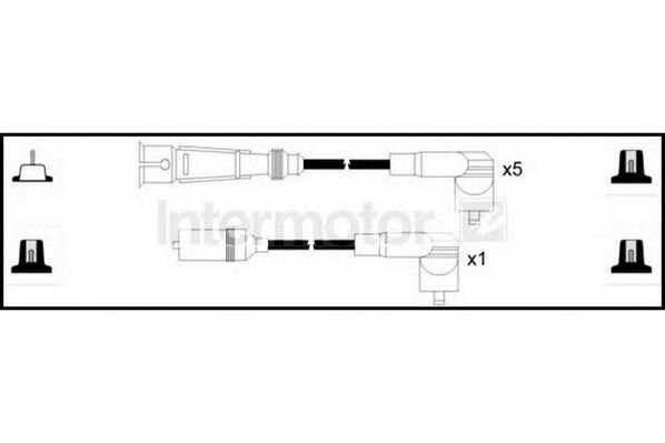 STANDARD 76305 Комплект проводов зажигания для VOLKSWAGEN T4 MULTIVAN (Фольксваген Т4 мултиvан) STANDARD 76305 Комплект проводов зажигания для VOLKSWAGEN T4 MULTIVAN (Фольксваген Т4 мултиvан)